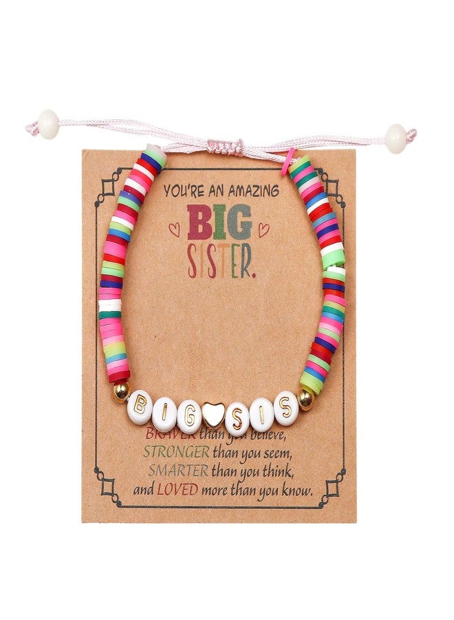 SCRDPRAD Big Sister Bracelet: Unisex Gold Bracelet for Women & Men, Modern Style, Perfect for Birthdays, Valentines, Parties & More